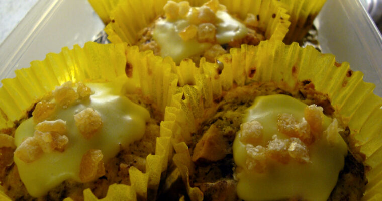 Appelsinmuffins med chokolade, kokos og appelsin