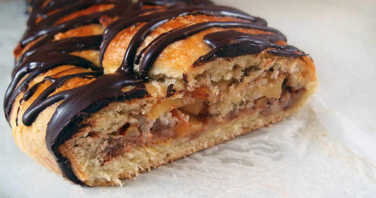 Kanelstang med æbler
