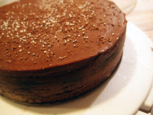 chokoladecheesecake, chokolade, cheesecake, dessert, kage, mørk chokolade, fløde, Kahlua, Digestive, flødeost, æg, rørsukker, smør