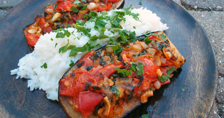 Imam Bayildi – fyldt aubergine