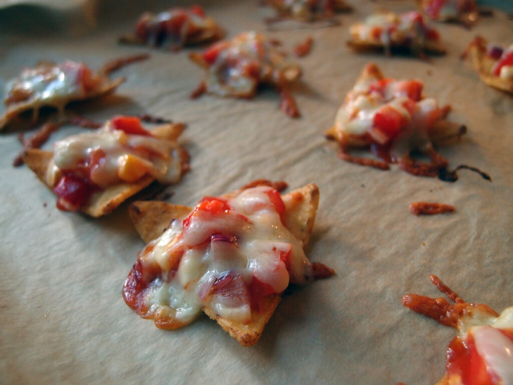 Tex-mex partysnack med tortillachips - Piskeriset på Eventyr