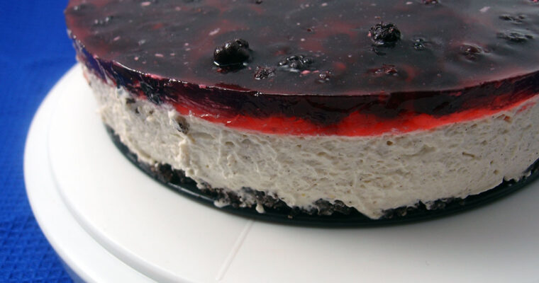 Brombær-cheesecake