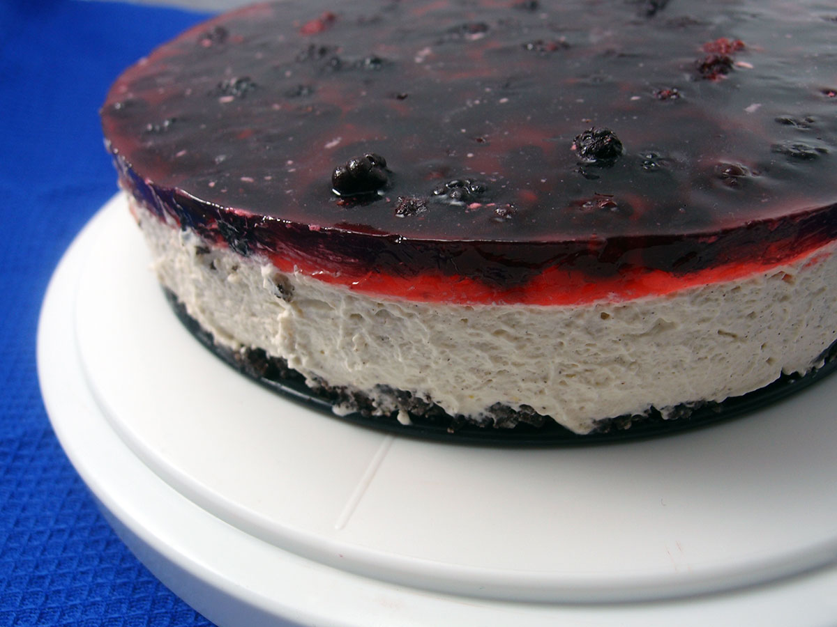 Brombær-cheesecake