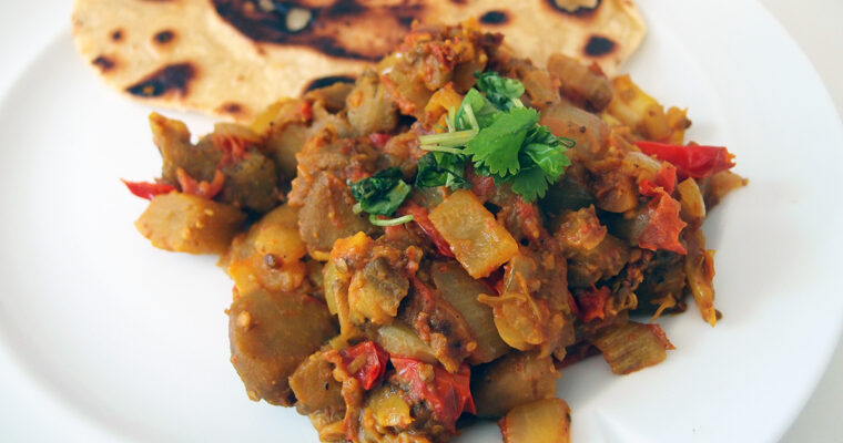 Baingan Burtha – indisk aubergineret