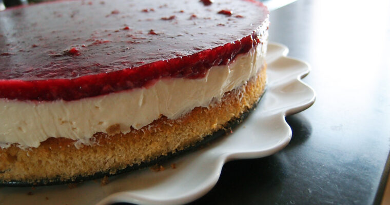 Hindbær-cheesecake