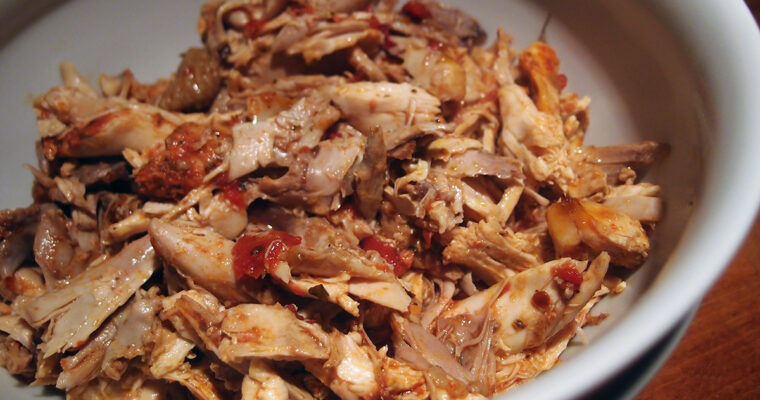 Pulled chicken – mexican style