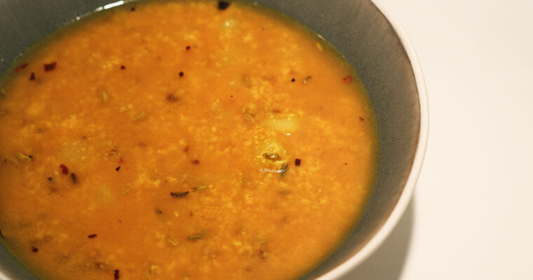 Dahi aloo – indisk vegetarsuppe