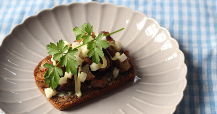 Smørrebrød med jordskokker