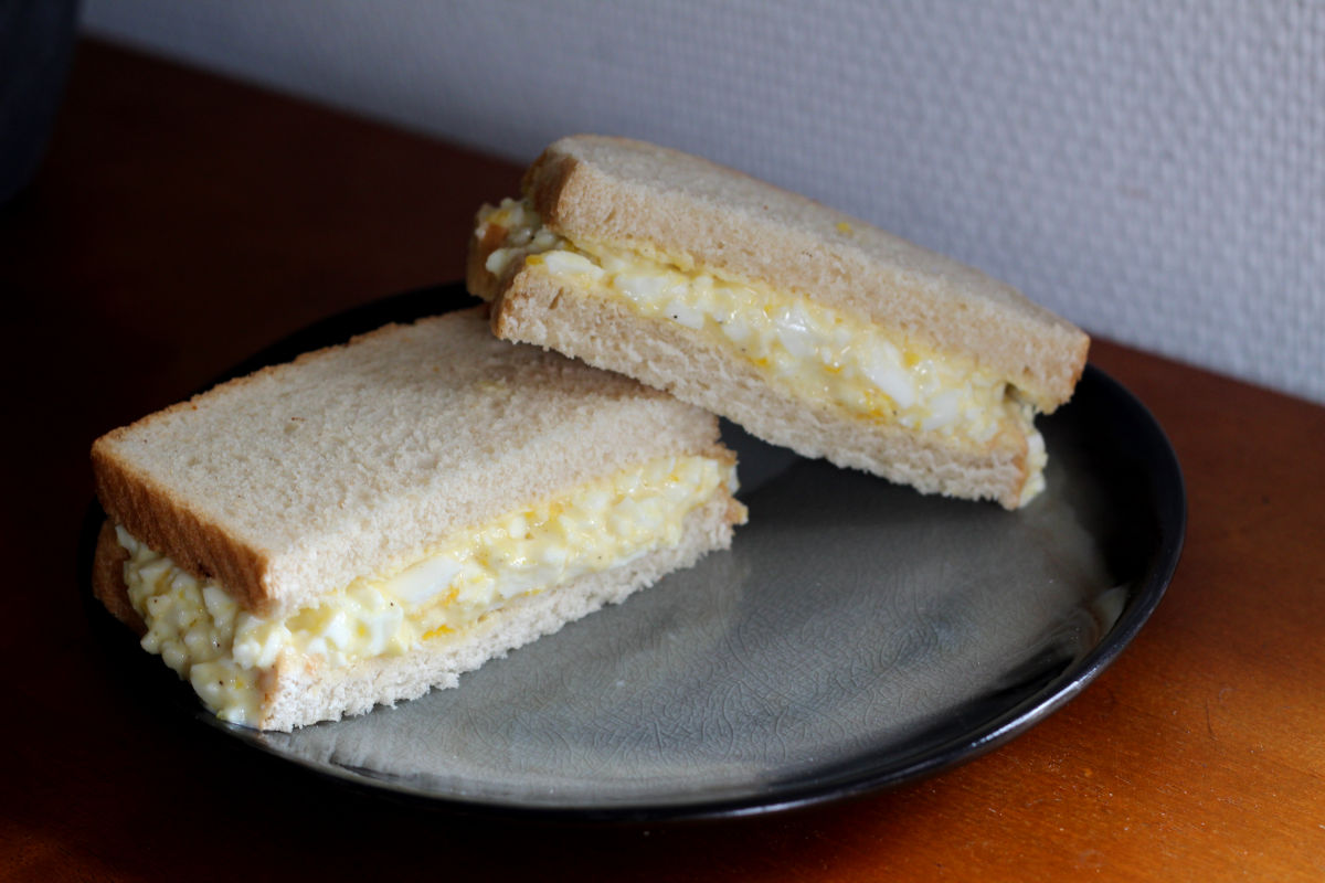 Japansk æggesandwich