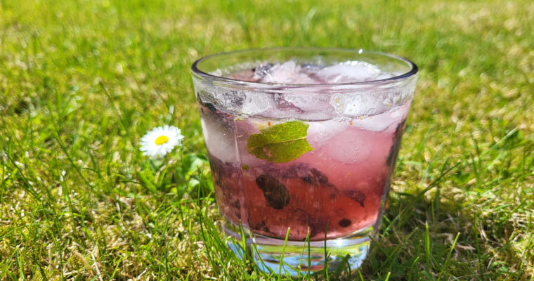 Blåbærdrink uden alkohol