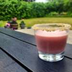 koldskålsdrink, dessertdrink, drink, koldskål, jordbær, kammerjunkere