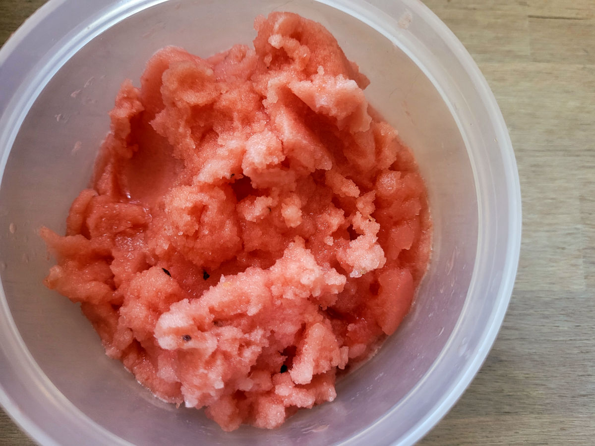 Vandmelonsorbet