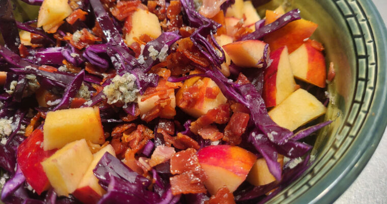 Rødkål med skimmelost