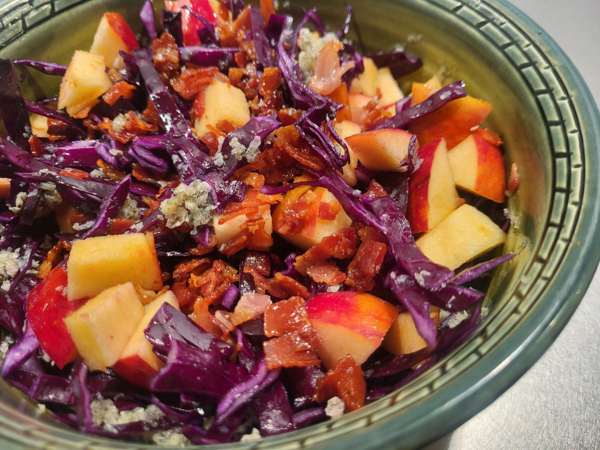 Rødkål med skimmelost