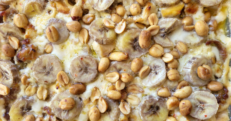 Svensk kyllingeret med banan