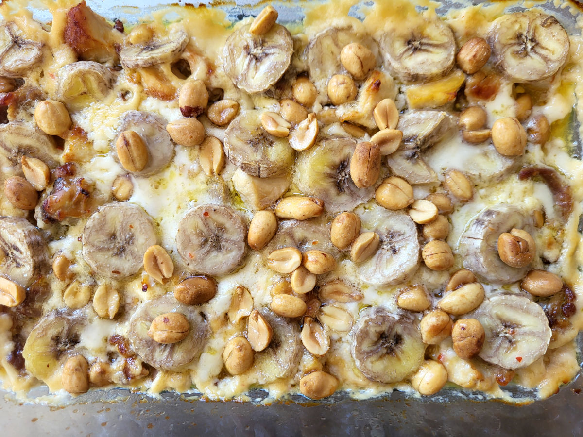 Svensk kyllingeret med banan