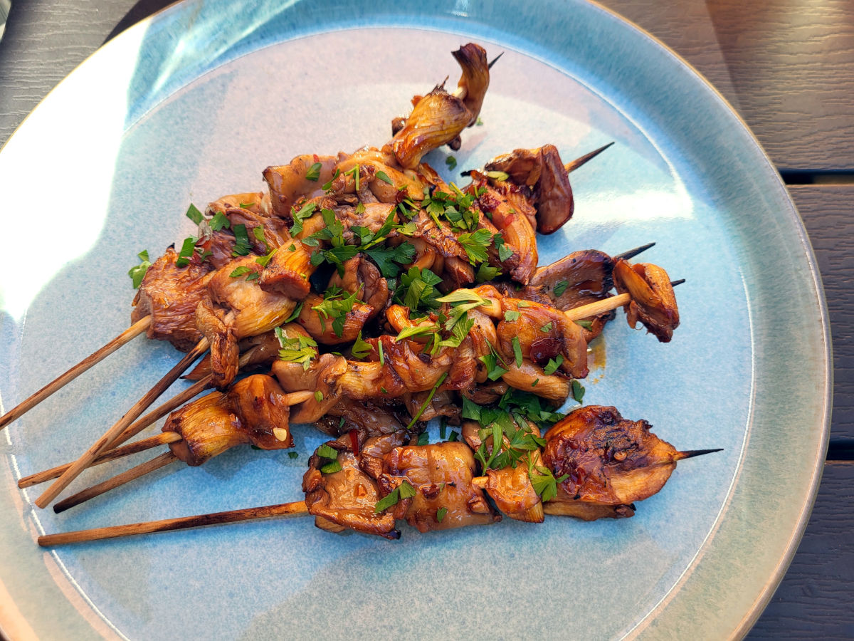 Grillede østershatte